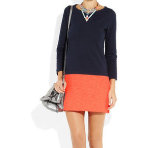 J. Crew Maritime Color Block Dress Pink/Navy